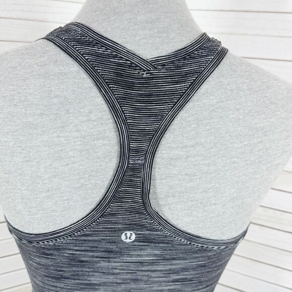 Lululemon Cool Racerback II Nulu Tank Top Shirt Wee‎ Are From Space Grey 4 - Picture 6 of 11
